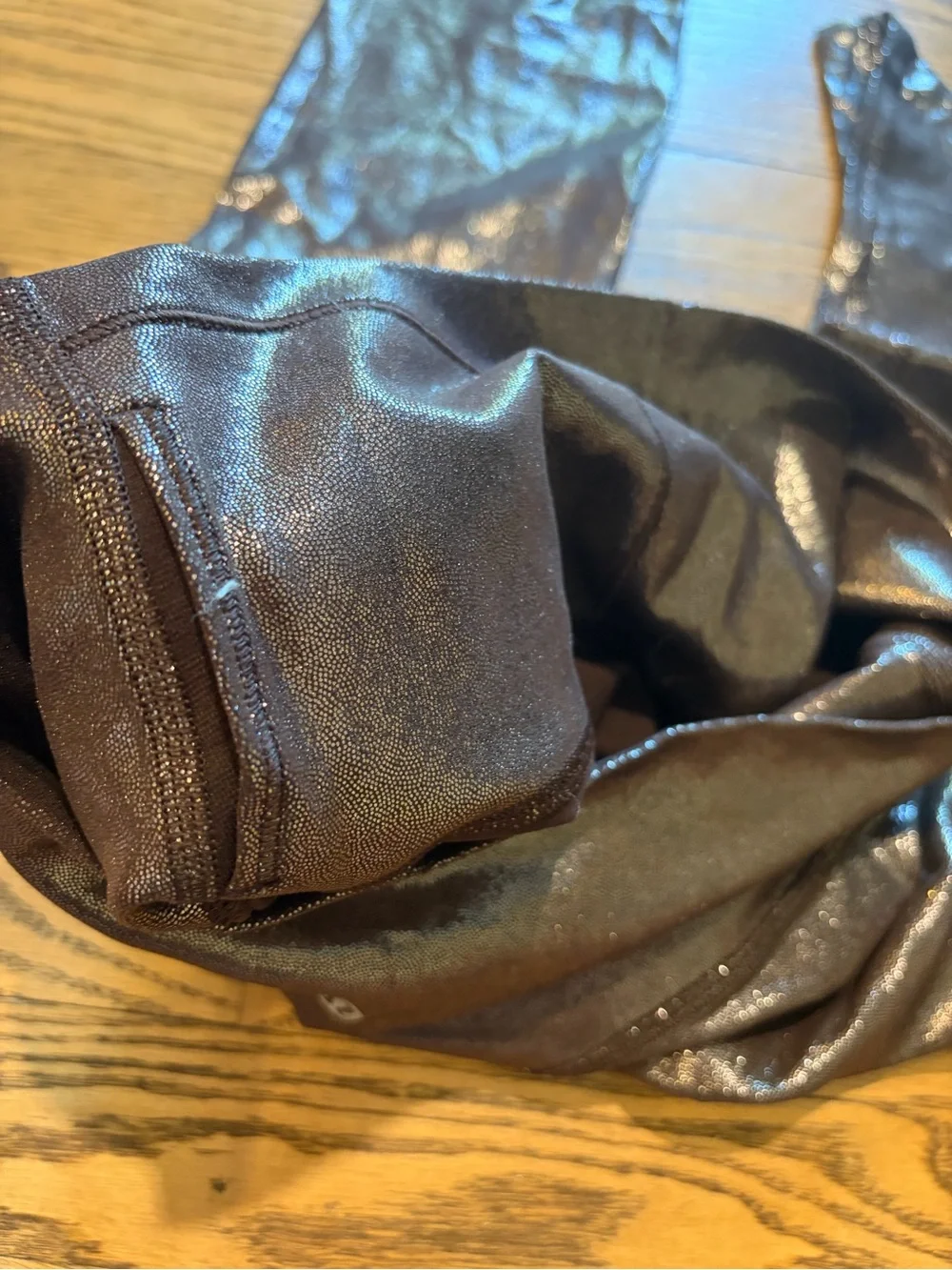 Lululemon Align High Rise Crop 21” Radiate Foil French Press